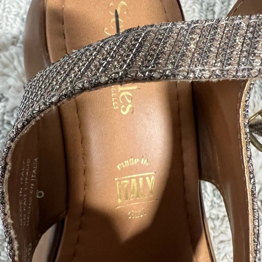 Seychelles Brown Textured Slingback Sandals